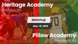 Matchup: Heritage Academy vs. Pillow Academy 2019