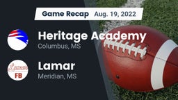 Recap: Heritage Academy  vs. Lamar  2022
