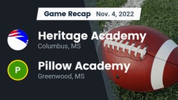 Recap: Heritage Academy  vs. Pillow Academy 2022
