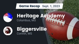 Recap: Heritage Academy  vs. Biggersville  2023