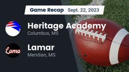 Recap: Heritage Academy  vs. Lamar  2023
