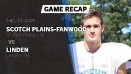 Recap: Scotch Plains-Fanwood  vs. Linden  2016