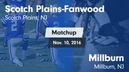 Matchup: Scotch Plains-Fanwoo vs. Millburn  2016