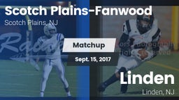 Matchup: Scotch Plains-Fanwoo vs. Linden  2017