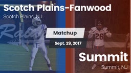 Matchup: Scotch Plains-Fanwoo vs. Summit  2017
