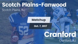 Matchup: Scotch Plains-Fanwoo vs. Cranford  2017
