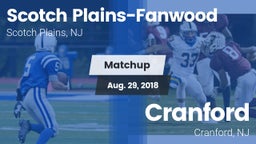 Matchup: Scotch Plains-Fanwoo vs. Cranford  2018