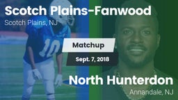 Matchup: Scotch Plains-Fanwoo vs. North Hunterdon  2018