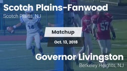 Matchup: Scotch Plains-Fanwoo vs. Governor Livingston  2018