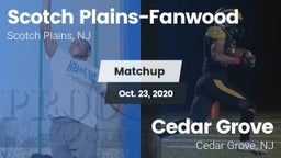 Matchup: Scotch Plains-Fanwoo vs. Cedar Grove  2020