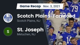 Recap: Scotch Plains-Fanwood  vs. St. Joseph  2021