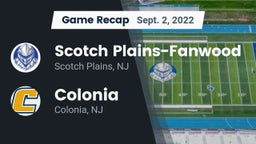Recap: Scotch Plains-Fanwood  vs. Colonia  2022
