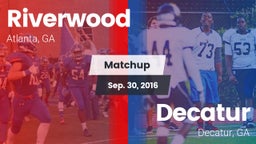 Matchup: Riverwood vs. Decatur  2016