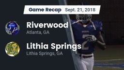 Recap: Riverwood  vs. Lithia Springs  2018