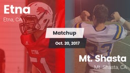 Matchup: Etna vs. Mt. Shasta  2017