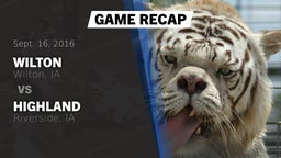 Recap: Wilton  vs. Highland  2016