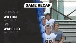 Recap: Wilton  vs. Wapello  2016