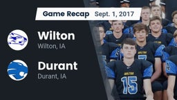 Recap: Wilton  vs. Durant  2017