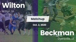 Matchup: Wilton vs. Beckman  2020