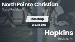 Matchup: NorthPointe Christia vs. Hopkins  2016