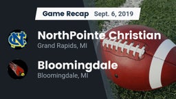 Recap: NorthPointe Christian  vs. Bloomingdale  2019