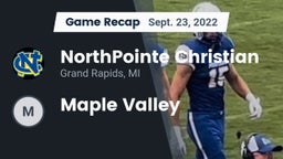 Recap: NorthPointe Christian  vs. Maple Valley 2022