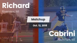 Matchup: Richard vs. Cabrini  2018