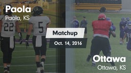 Matchup: Paola vs. Ottawa  2016