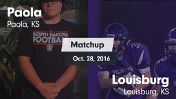 Matchup: Paola vs. Louisburg  2016