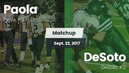 Matchup: Paola vs. DeSoto  2017