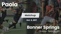 Matchup: Paola vs. Bonner Springs  2017