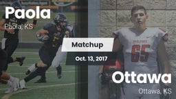 Matchup: Paola vs. Ottawa  2017