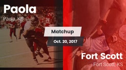 Matchup: Paola vs. Fort Scott  2017
