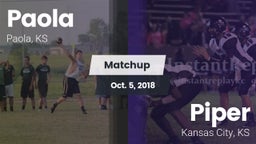 Matchup: Paola vs. Piper  2018