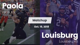 Matchup: Paola vs. Louisburg  2018