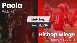 Matchup: Paola vs. Bishop Miege  2019