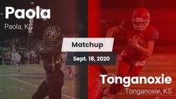 Matchup: Paola vs. Tonganoxie  2020