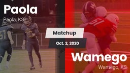 Matchup: Paola vs. Wamego  2020