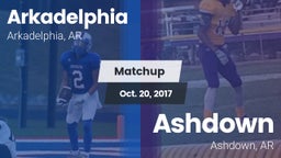 Matchup: Arkadelphia vs. Ashdown  2017