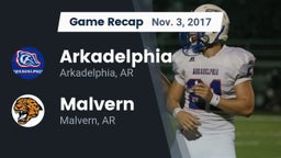 Recap: Arkadelphia  vs. Malvern  2017