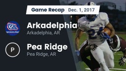 Recap: Arkadelphia  vs. Pea Ridge  2017