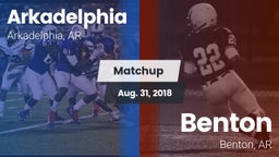 Matchup: Arkadelphia vs. Benton  2018