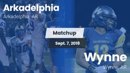 Matchup: Arkadelphia vs. Wynne  2018