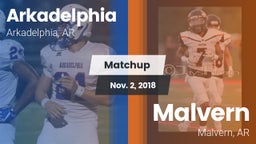 Matchup: Arkadelphia vs. Malvern  2018