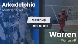 Matchup: Arkadelphia vs. Warren  2018