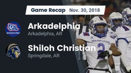 Recap: Arkadelphia  vs. Shiloh Christian  2018