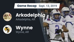 Recap: Arkadelphia  vs. Wynne  2019