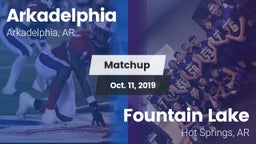 Matchup: Arkadelphia vs. Fountain Lake  2019
