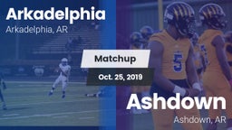 Matchup: Arkadelphia vs. Ashdown  2019