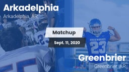 Matchup: Arkadelphia vs. Greenbrier  2020
